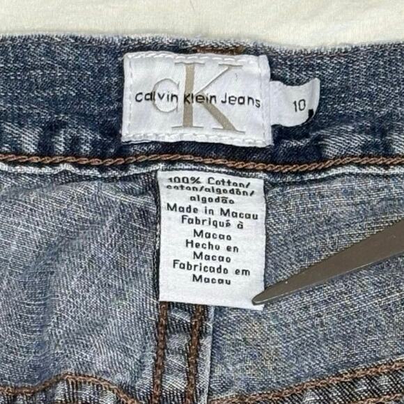 Vintage Calvin Klein Mid Rise Straight Leg Jeans Women's 10 | Blue Denim - Picture 7 of 13